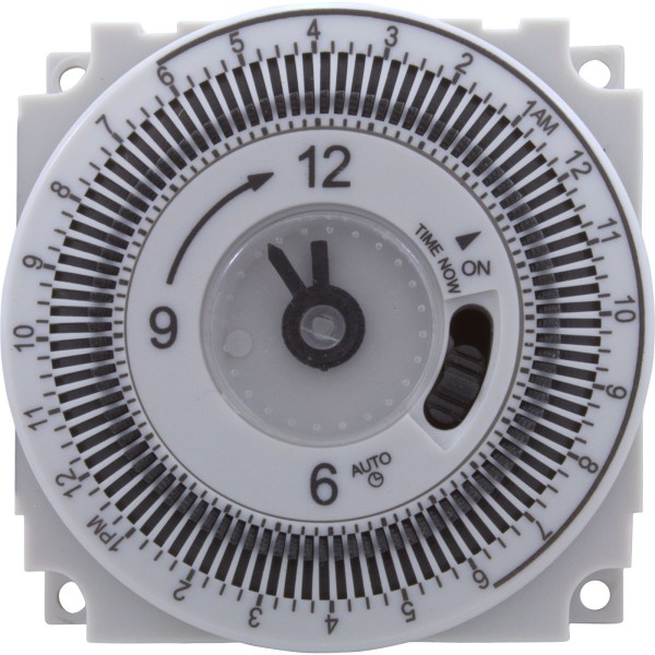 Timer, Grasslin Repl, SPDT, Panel Mount, 115v, w/override, 24hr : 34-0033-K