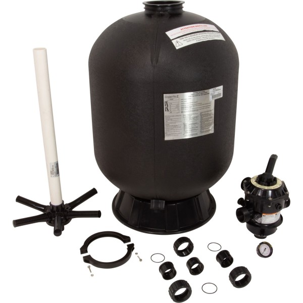 Sand Filter, Pentair CristalFlo II, 24", w/ 1-1/2" MPV : 145362