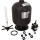 Sand Filter, Pentair CristalFlo II, 24", w/ 1-1/2" MPV : 145362