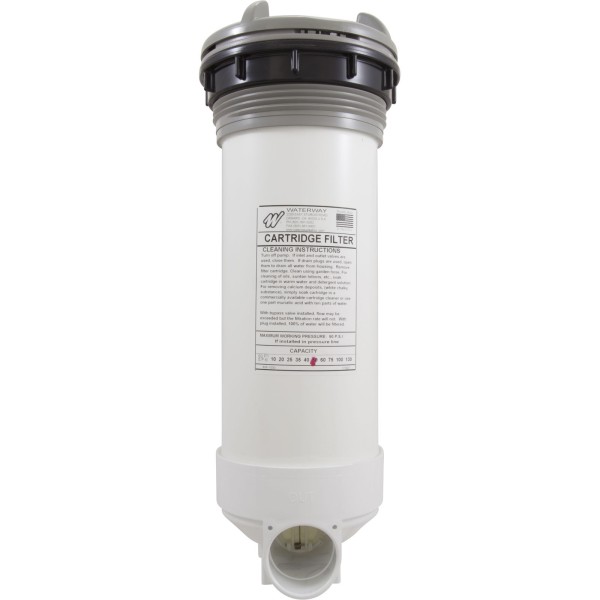 Skim Filter Complete, WW DynaFlo Lo-Profile, 50sqft, Gray : 510-6557