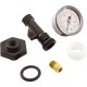 Pressure Gauge Assy, Pentair, System 3, 1/4"mpt, 0-60psi, Back MT : 24850-0105