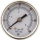 Pressure Gauge, 1/8"mpt, 0-60psi, Back Mount, Generic :