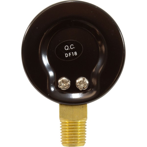 Pressure Gauge, 1/4"mpt, 0-30psi, Bottom Mount, 2"fd, Generic :