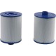 Cartridge, 100sqft, ht, 1-1/2" SAE b, 6", 16-1/2"L, 3oz, Set of 2 : PWW100P3-SET