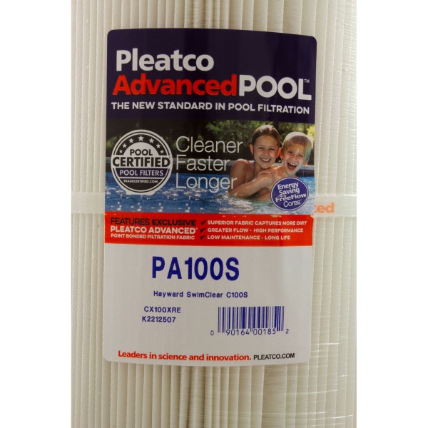 Cartridge, 100sqft, 4"ot, 4"ob, 10-1/8", 19-1/2", 4oz : PA100S