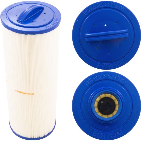 Cartridge, 50sqft, ht, 1-1/2"fem SAE b, 5", 13-1/16" 3oz : PWW50L