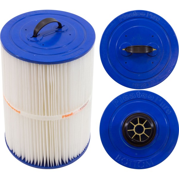Cartridge, 25sqft, ht, 2" Black S fitting b, 7", 9-3/16"L, 4oz : PBH25