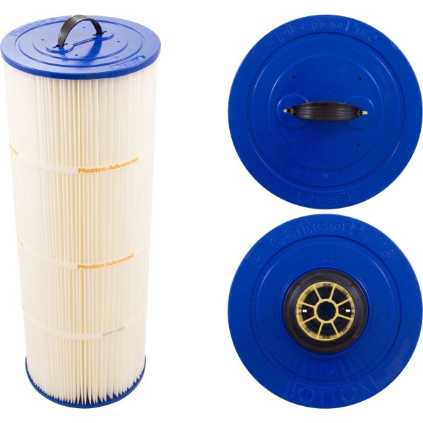 Cartridge, 50sqft, ht, 2" Black S fitting b, 7", 19-5/8"L, 4oz : PBH50