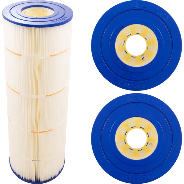 Cartridge, 100sqft, 4"ot, 4"ob, 8-1/2", 23-1/8"L, 4oz : PA100