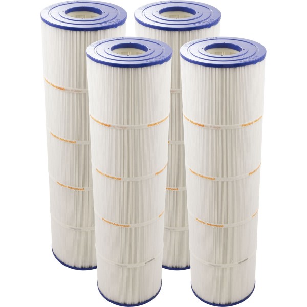 Cartridge, 4 Pk, Pleatco, 105sqft, 3"ot, 3"ob, 7", 26-1/16" 4oz : PCC105-PAK4