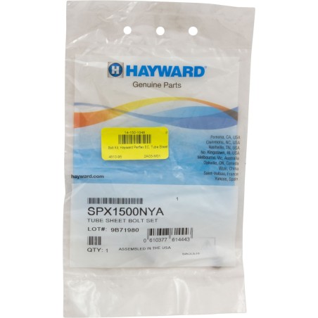 Bolt Kit, Hayward Perflex EC, Tube Sheet : SPX1500NYA