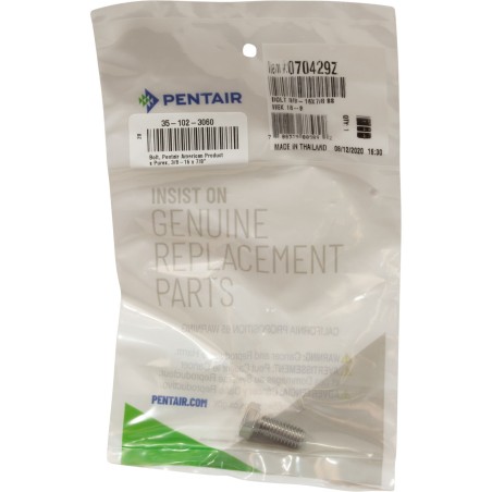 Bolt, Pentair American Products Purex, 3/8-16 x 7/8" : 070429Z