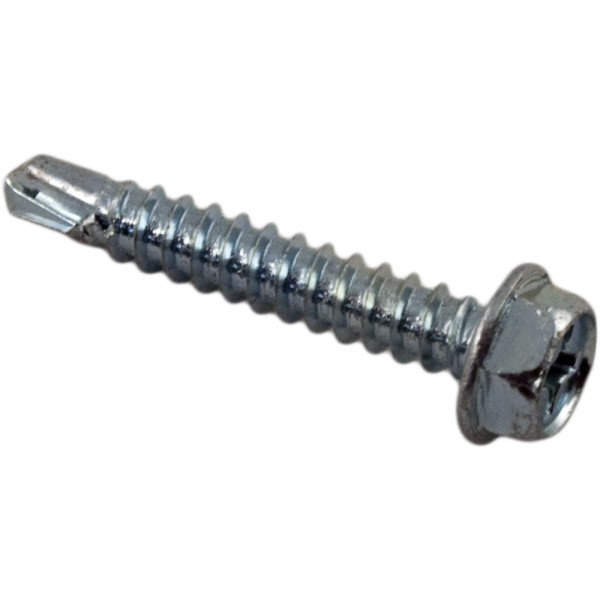 Screw, 1", Number 8, Self Tap, Hex Head, Generic :