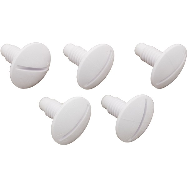Screws, Pentair Letro Legend Cleaners, Wheel, qty 5, White : EC55