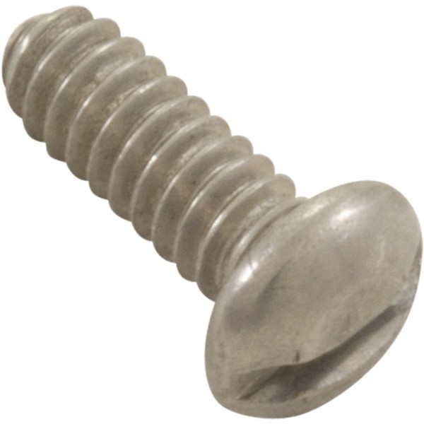 Screw, 10-24 x 5/8", Pan, slot, SS :