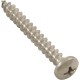 Screw, 10 x 1-5/8", Pan, Phillips, SS :