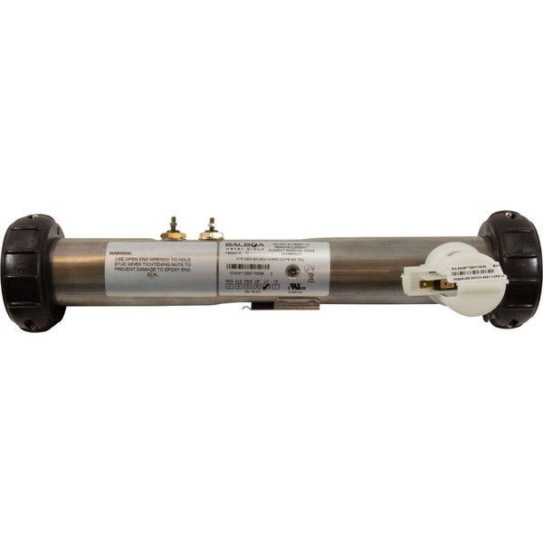 Heater, FloThru, Balboa Water Group, 4.0kW, 230v, w/9deg PS : G7416