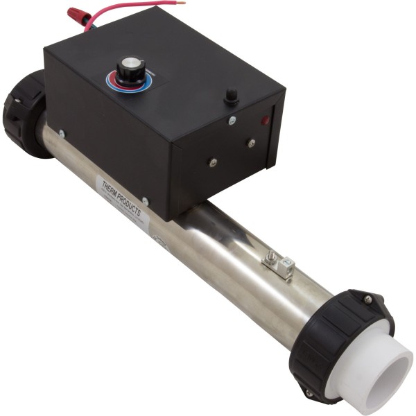 Heater, FloThru, Aquatemp, 15" x 2", 230v, 5.5kW : 26-0000ABX-7S-K