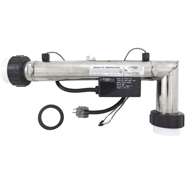 Heater, FloThru, PS-B Series M7™, L-Shape, 230v, 4kW, 24"Cord : 48-PSL40-SB