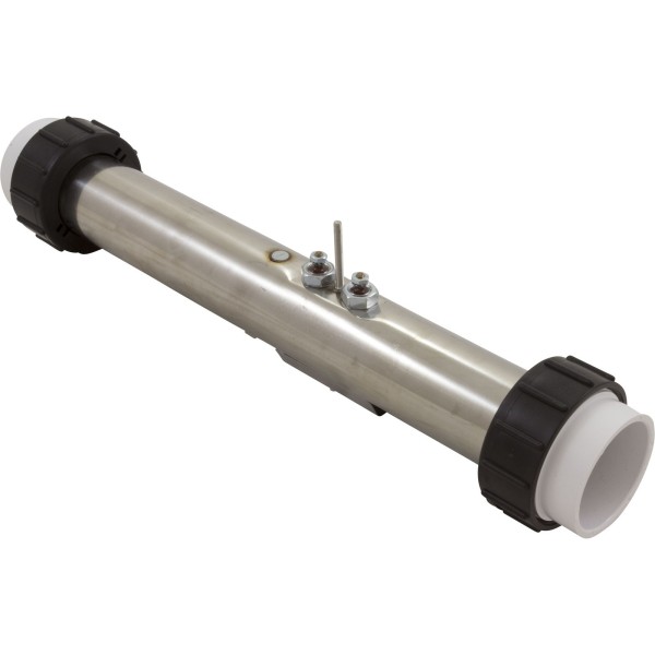 Heater, FloThru, Gecko WaterPro Series, 2-1/4" x 15", 4.0KW : 26-0072B-15-K