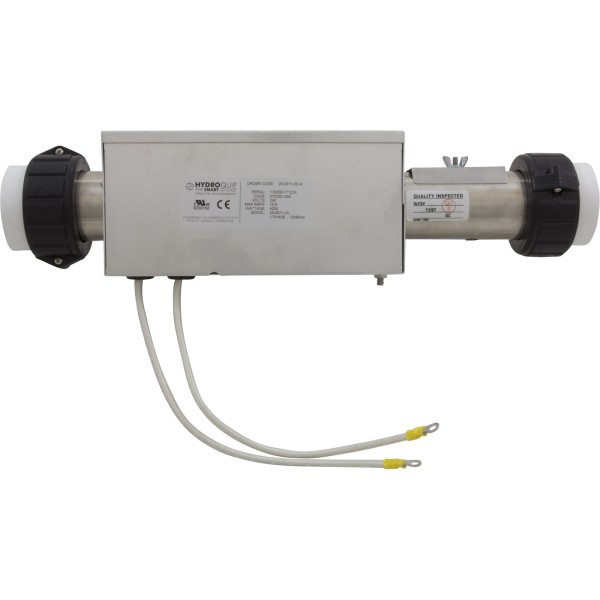 Heater, FloThru, CalSpa XL Repl, 15"x2", 230v, 4.0kW, w/Box, Gen : 26-0011-5S-K