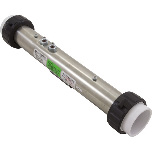 Heater, FloThru, Advanced/LA Spas Repl, 15"x2", 230v, 5.5kW, Gen : 26-0736-7S-K