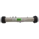 Heater, FloThru, Advanced/LA Spas Repl, 15"x2", 230v, 5.5kW, Gen : 26-0736-7S-K