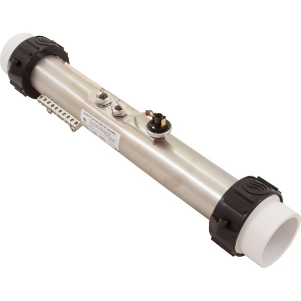 Heater, FloThru, Gecko S-Class, 2.0kW, 15"x2", 230v, w/ PS, OEM : 9920-100340