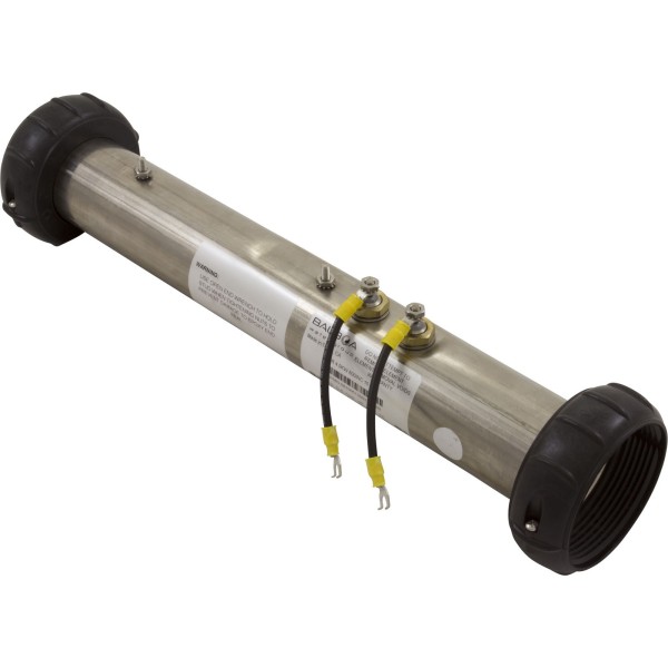 Heater, FloThru, D-1, 15" x 2", 230v, 4.0kW : 1563-08