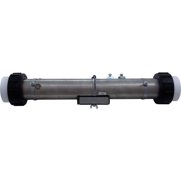 Heater, FloThru, Universal, 15" x 2", 230v, 4.0kW, w/Union : 48-1540-HS
