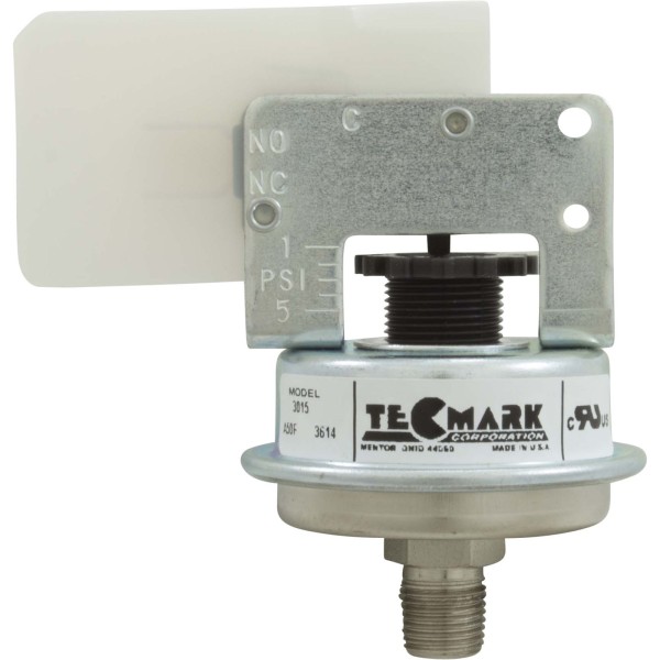 Pressure Switch 3015, 25A, Tecmark, 1/8"mpt, SPDT : 3015