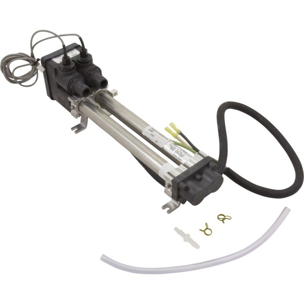Heater, LowFlow, HydroQuip, 230v, 1.5kW, Auto Reset : 26-C3182-1S