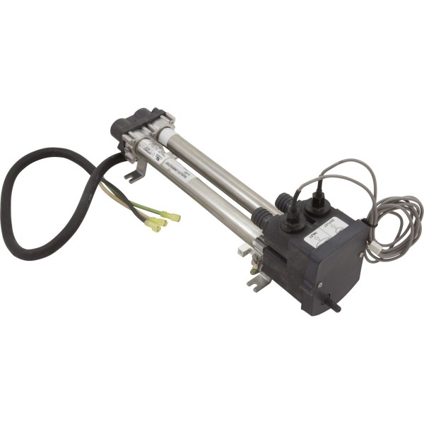 Heater, LowFlow, HydroQuip, 230v, 1.5kW, Auto Reset : 26-C3182-1S