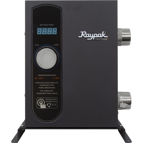 Digital Electric Heater, Raypak E3T, 1-1/2" mpt, 230v, 5.5kW : 017121