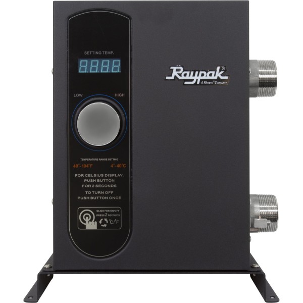 Digital Electric Heater, Raypak E3T, 1-1/2" mpt, 230v, 11kW : 017122