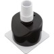 Deck Jet, Multi-Nozzle White, Adjustable, Flangeless, Square : 25598-310-000