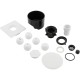 Deck Jet, Multi-Nozzle White, Adjustable, Flangeless, Square : 25598-310-000