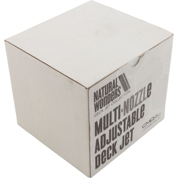 Deck Jet, Multi-Nozzle White, Adjustable, Flangeless, Square : 25598-310-000
