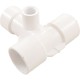 Double Tee 1 1/2"S Body Assy - White : 212-3370