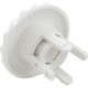 Gunite Adj M/J Eyeball Assy - White : 224-1000G