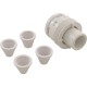 Gunite Power Jet (Non-Adj, W/4 Orifices) White : 25582-000-000