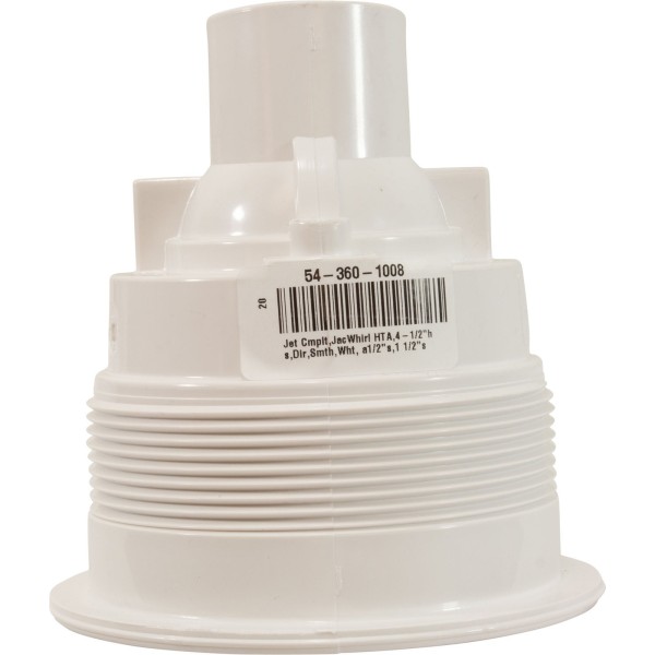 Jet Cmplt, JacWhirl HTA, 4-1/2"hs, Dir, Smth, Wht, a1/2"s, 1 1/2"s : 4870940
