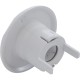 Jet Intl, BWG Luxury Micro, 2-1/2"fd, Roto, Txt Scal, White : 941900