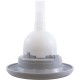 Jet Intl, BWG Cyclone, 5"fd, Twin Roto, Txt, Gry : 9785WW