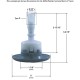Jet Intl, BWG Cyclone Micro Icon, 3"fd, Dir, Txt Scal, Gry : 940058WW
