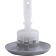 Jet Intl, BWG Cyclone Micro, 3-1/4"fd, Dir, Dlx Scal, Gry : 9698WW