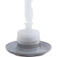 Jet Intl, BWG Cyclone Micro, 3-1/4"fd, Dir, Dlx Scal, Gry : 9698WW