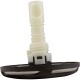 Jet Intl, WW Cluster Storm, Swirl, 3-5/16"fd, Dir, SS/Dk Gry, Thd : 229-0219S-DSG