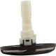 Jet Intl, WW Cluster Storm, Swirl, 3-5/16"fd, Dir, SS/Dk Gry, Thd : 229-0219S-DSG