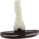 Jet Intl, WW Cluster Storm, Swirl, 3-5/16"fd, Dir, SS/Dk Gry, Thd : 229-0219S-DSG